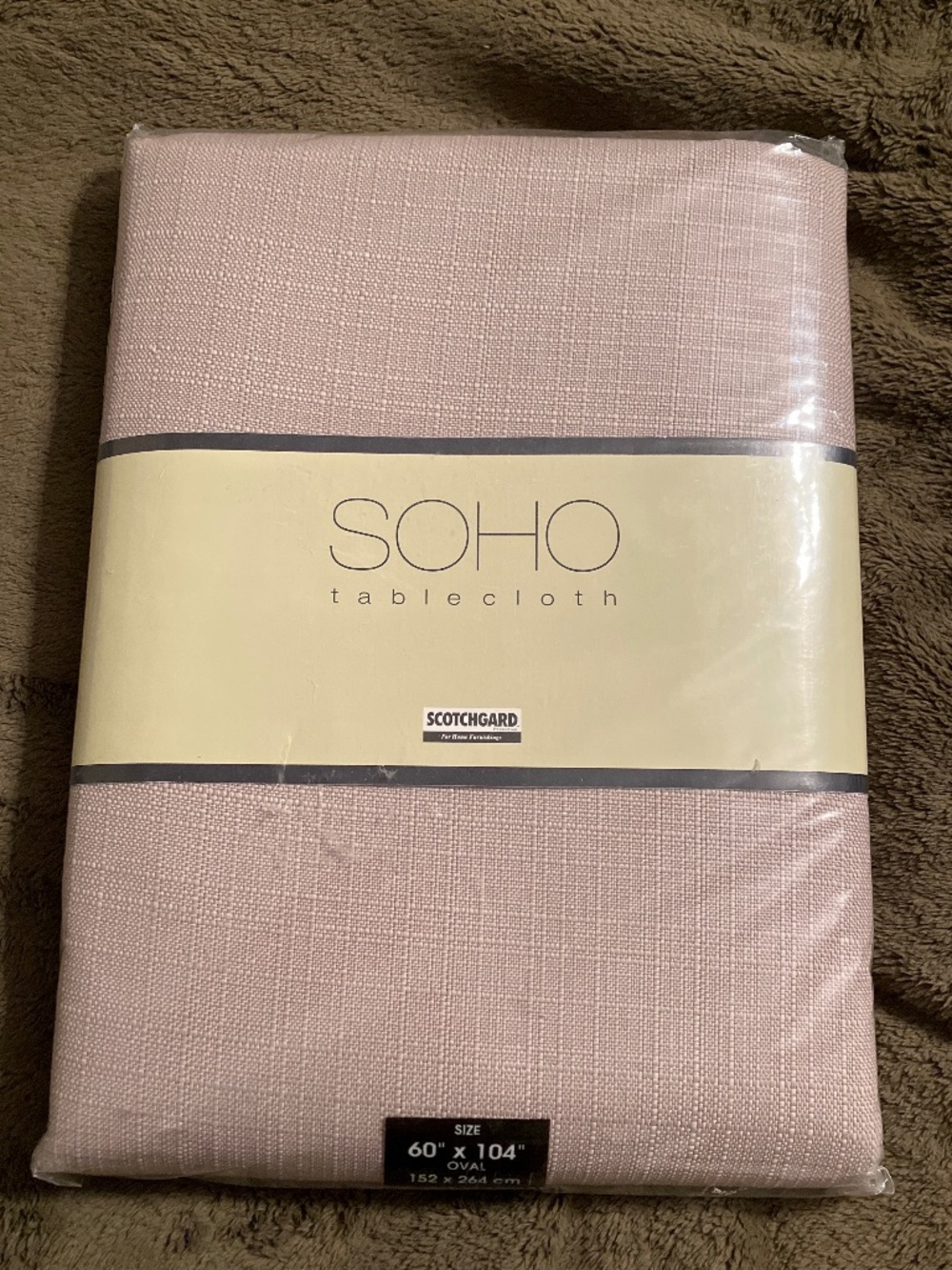 Vintage NWT 1990s Soho Oval Tablecloth